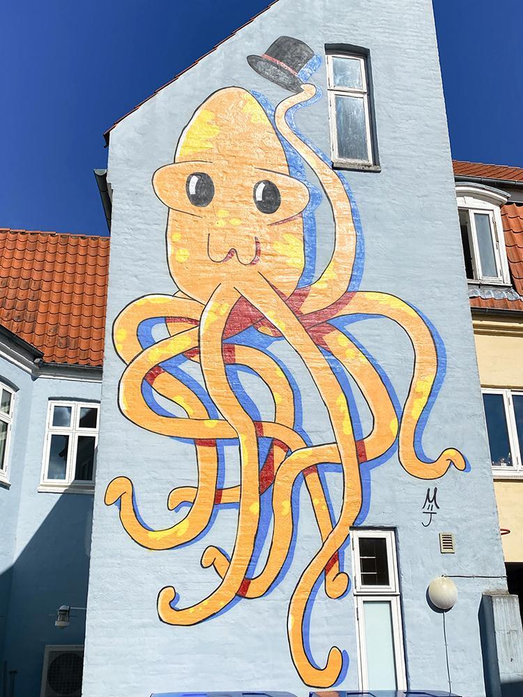Street art i Aarhus Mikkel