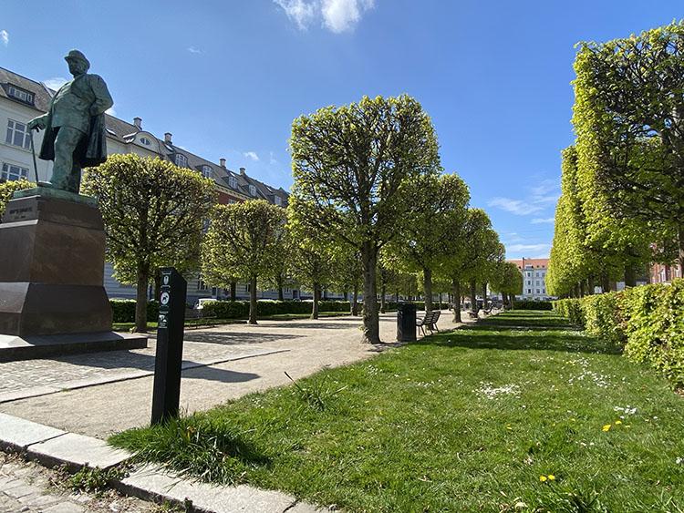 Hans-Broges-gade-park på Frederiksbjerg i Århus Hans Broges Gade Park på Frederiksbjerg i Århus
