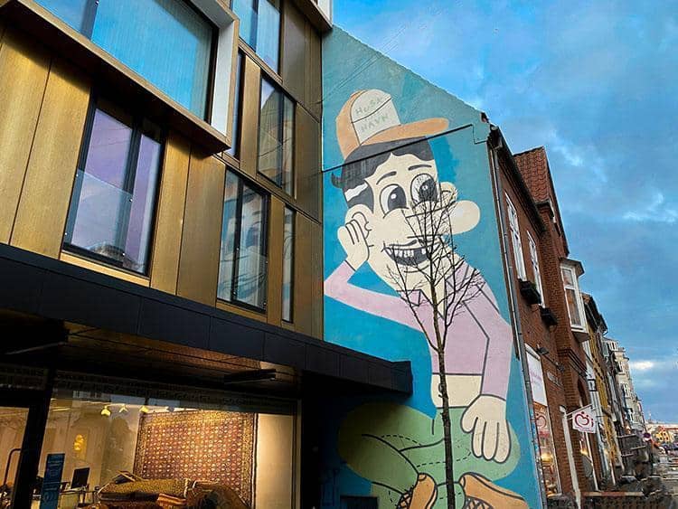 Frederiksbjerg sig mit navn Frederiksbjerg street art Frederiks allé