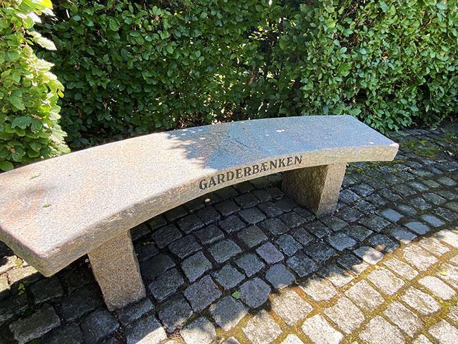 Marselisborg slotspark Garderbænken Marselisborg slotspark Garderbænken