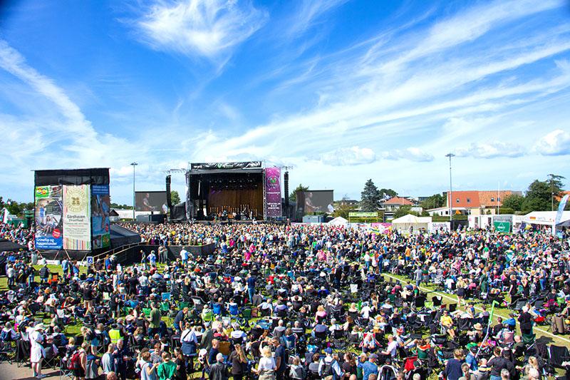 Vig Festival Vig oppefra
