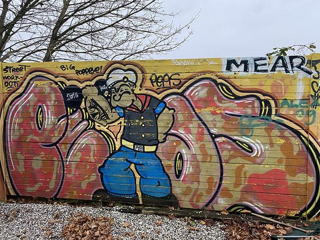 Street Art Sidesporet, Godsbanen