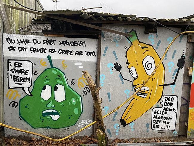 Street Art Sidesporet, Godsbanen