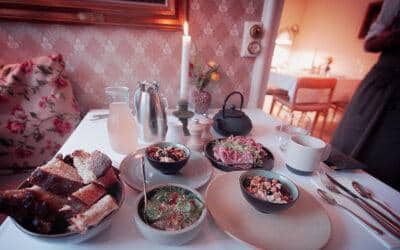 Restaurant Skovmøllen midt i skoven