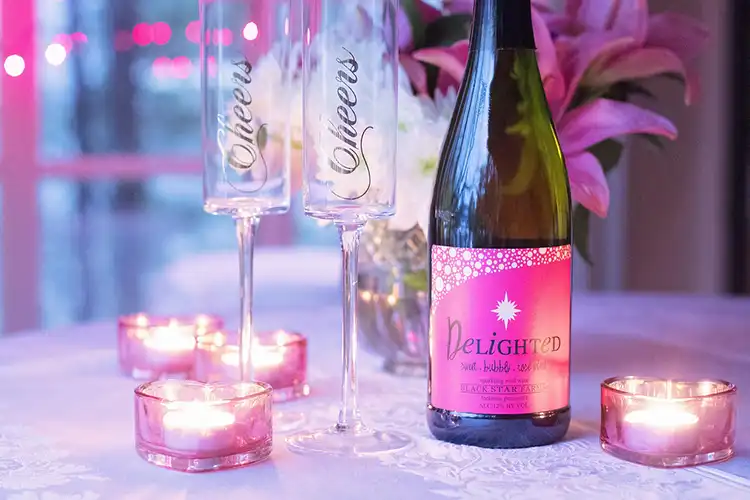 Valentines date på toppen af byen