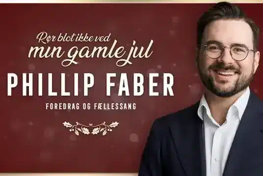 Julestemning og fællessang med Phillip Faber