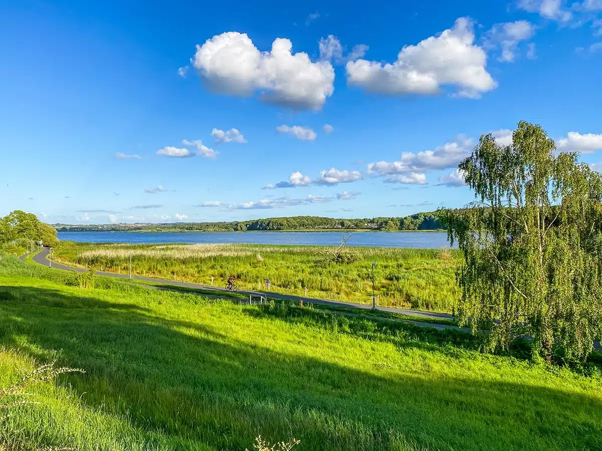 Brabrand sø - udsigt fra kirken Brabrand sø - udsigt fra kirken