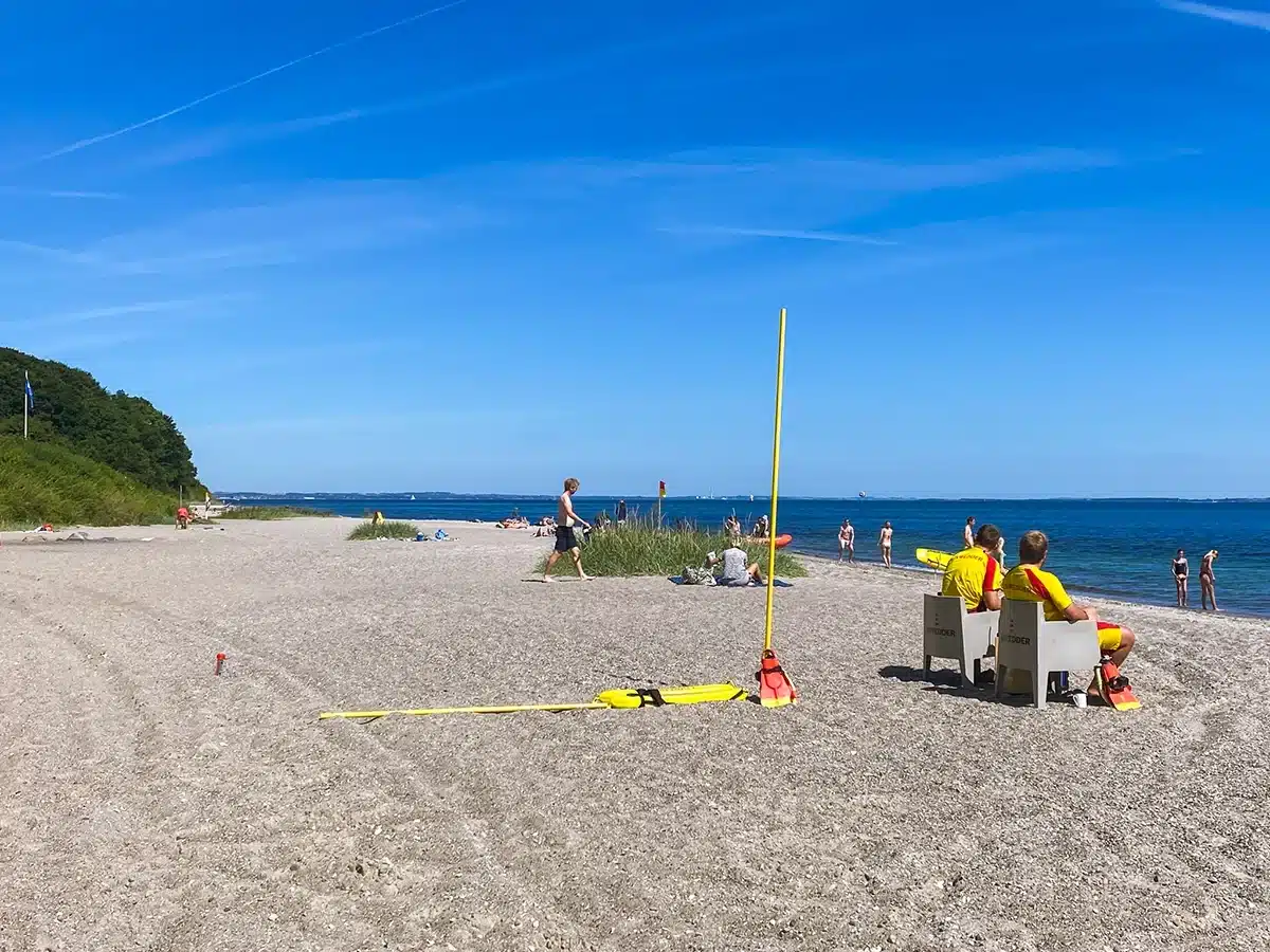 Livreddere ved Moesgaard strand