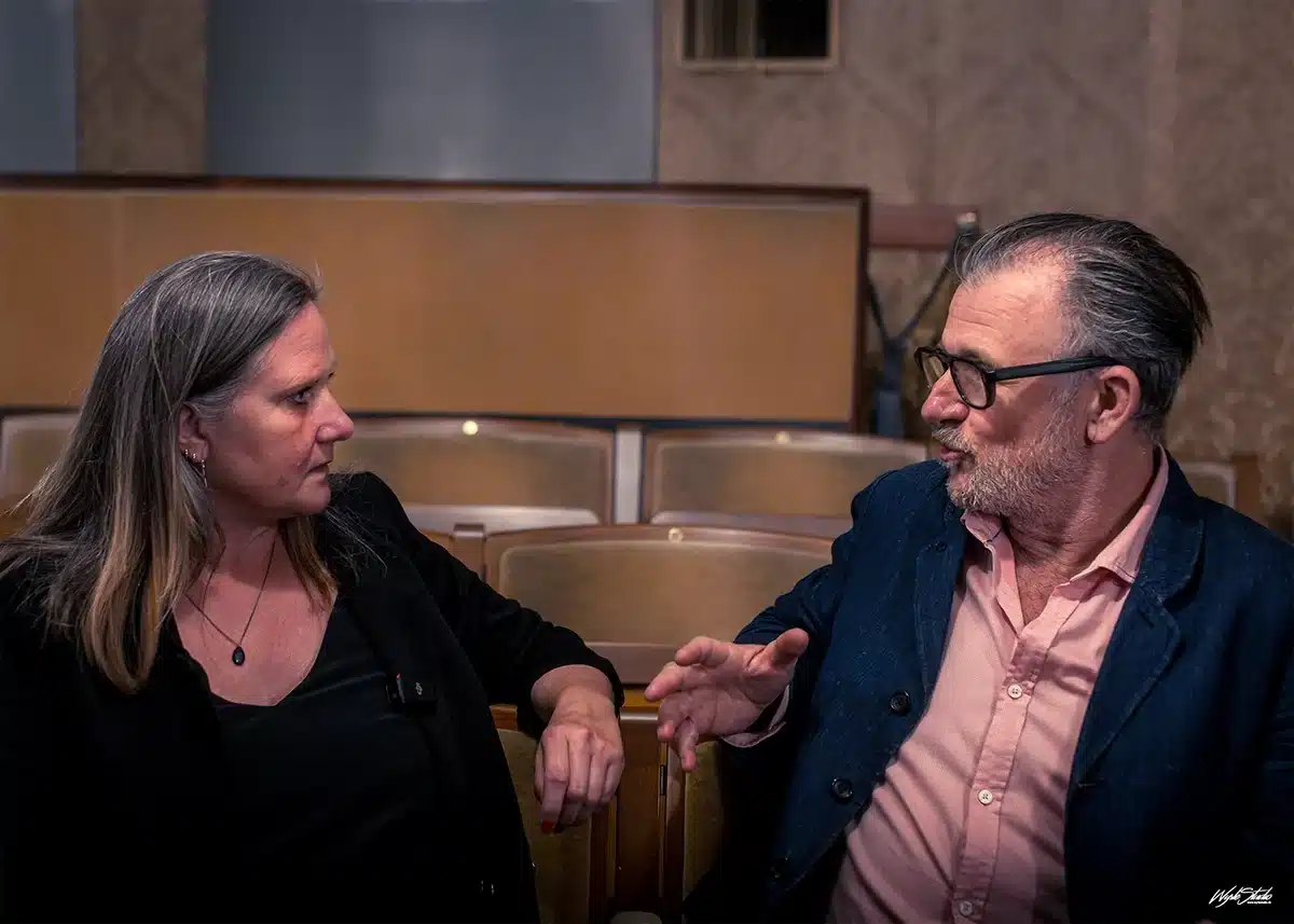 Christina i interview med Nikolaj Cederholm
