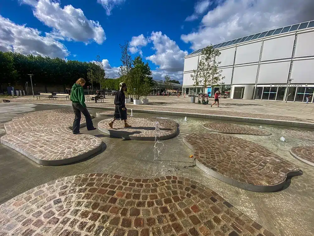 Vandkunsten af Morten Stræde i Musikhusparken