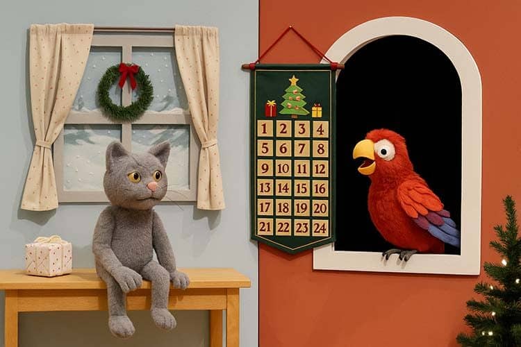 Tulle og Skralle og den magiske julekalender AI