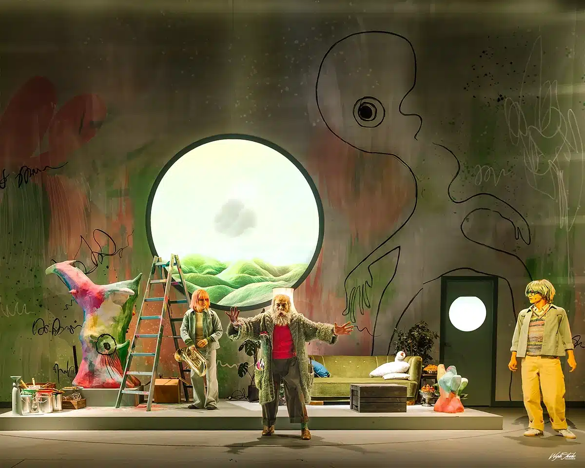Scenen med Karl-Heinz’ stue i Julen findes ikke på Aarhus Teater