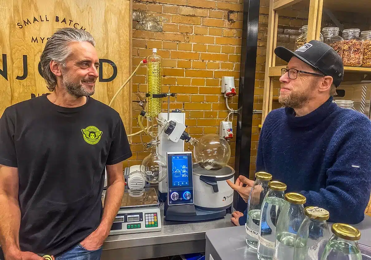 Troels og Lars fra Njord Gin på Sydhavnen Troels og Lars fra Njord Gin på Sydhavnen