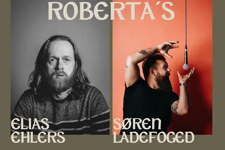 Elias Ehlers og Søren Ladefoged tester nye jokes