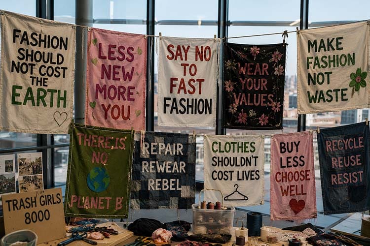 Craftivism workshop med Trash Girls 8000 AI