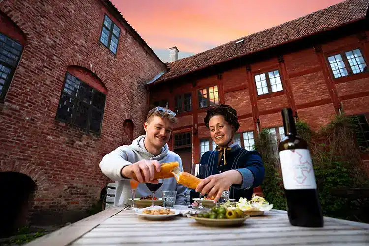 Vi spiser med i Den Gamle By