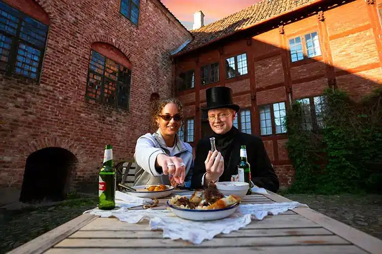 Vi spiser med i Den Gamle By