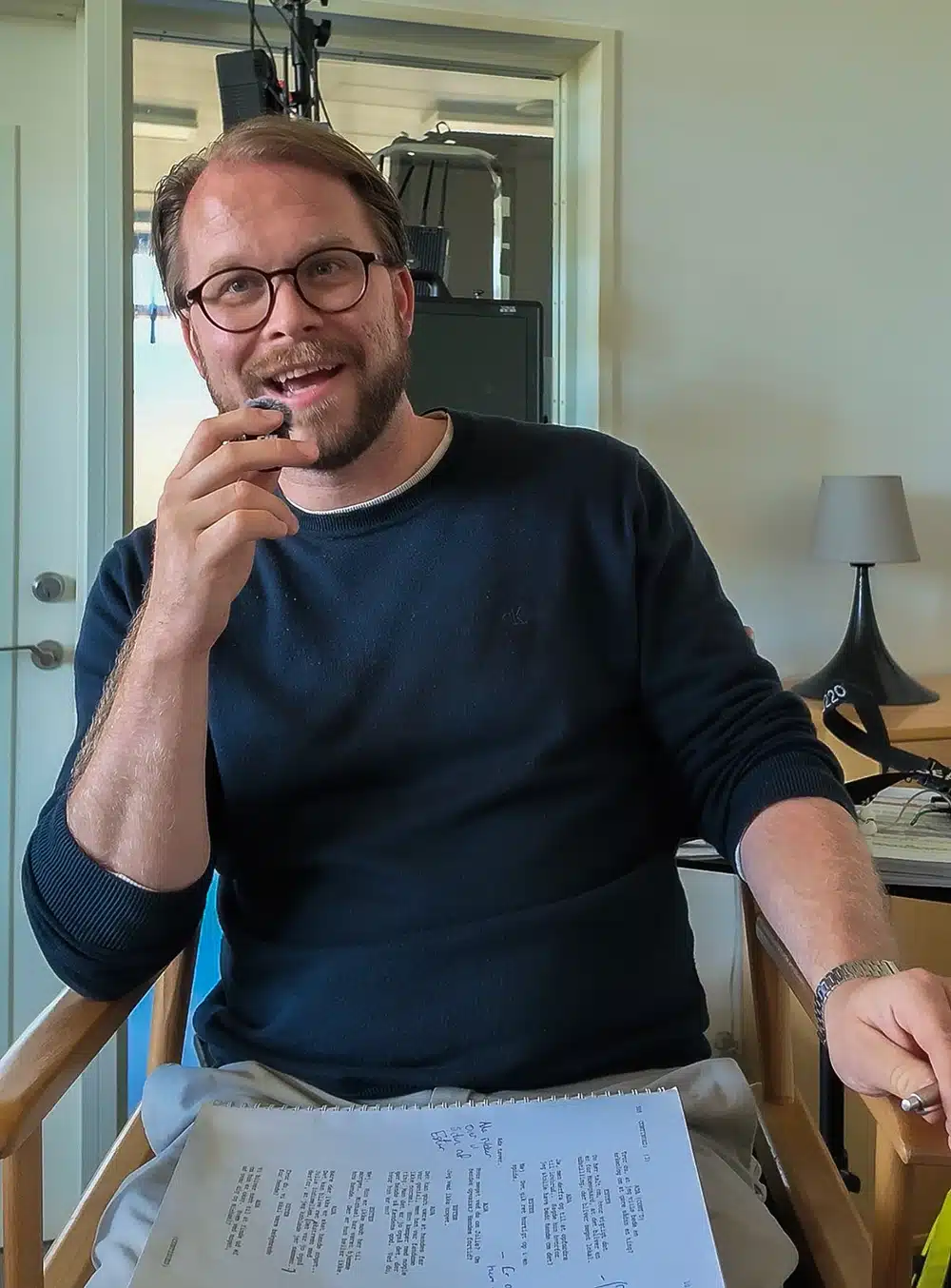 Instruktør Mads Mengel under optagelserne til Danefæ sæson 2. Instruktør Mads Mengel under optagelserne til Danefæ sæson 2.
