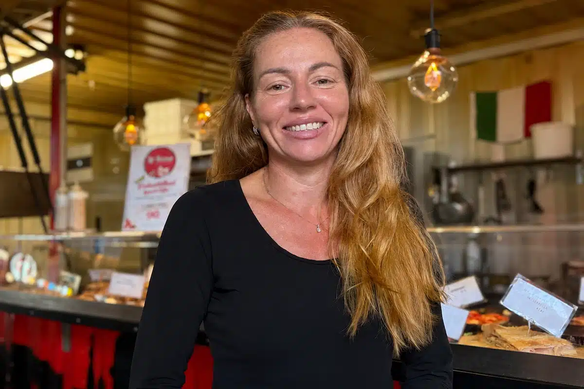Angela fra Anima Italia ved La Rossa på Aarhus Street Food