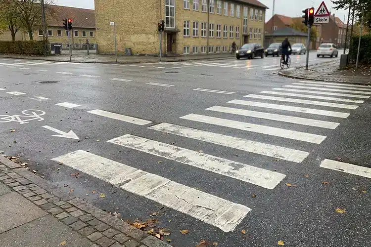 Tydelige linjer i byen skaber tryggere hverdage