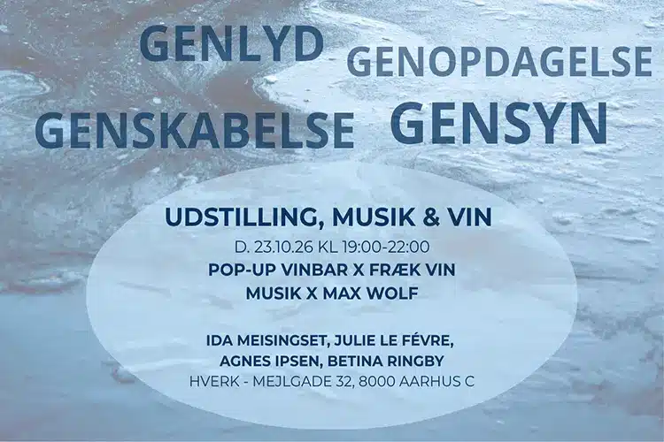 Genklang – fernisering hos HVERK